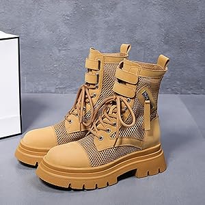 限定値下げ　ネブローニ　エンジニアブーツ　キャメル　新品　38 Amazon | [FANGLI] エンジニアブーツ メッシュ バイクブーツ