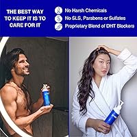 Vista 5 de GroMD Champú y acondicionador de biotina, champú para el crecimiento del cabello, champú para la pérdida de cabello para hombres y mujeres