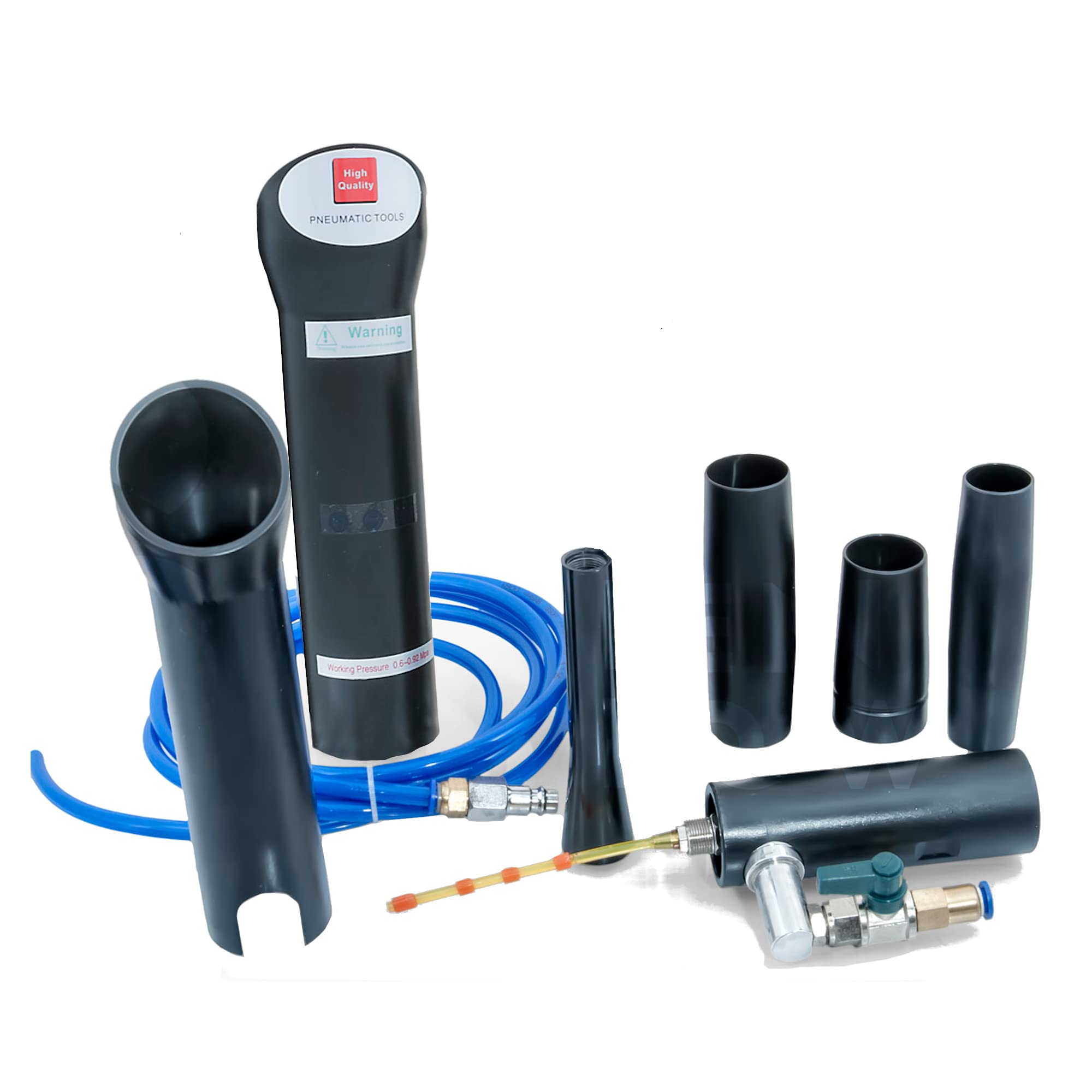 BenBow 006 Classic Pneumatik-Saugeradapter für Staubsauger – Tornado Luftwirbel-Reinigung für Auto-Innenraum & Polster, ohne Chemie