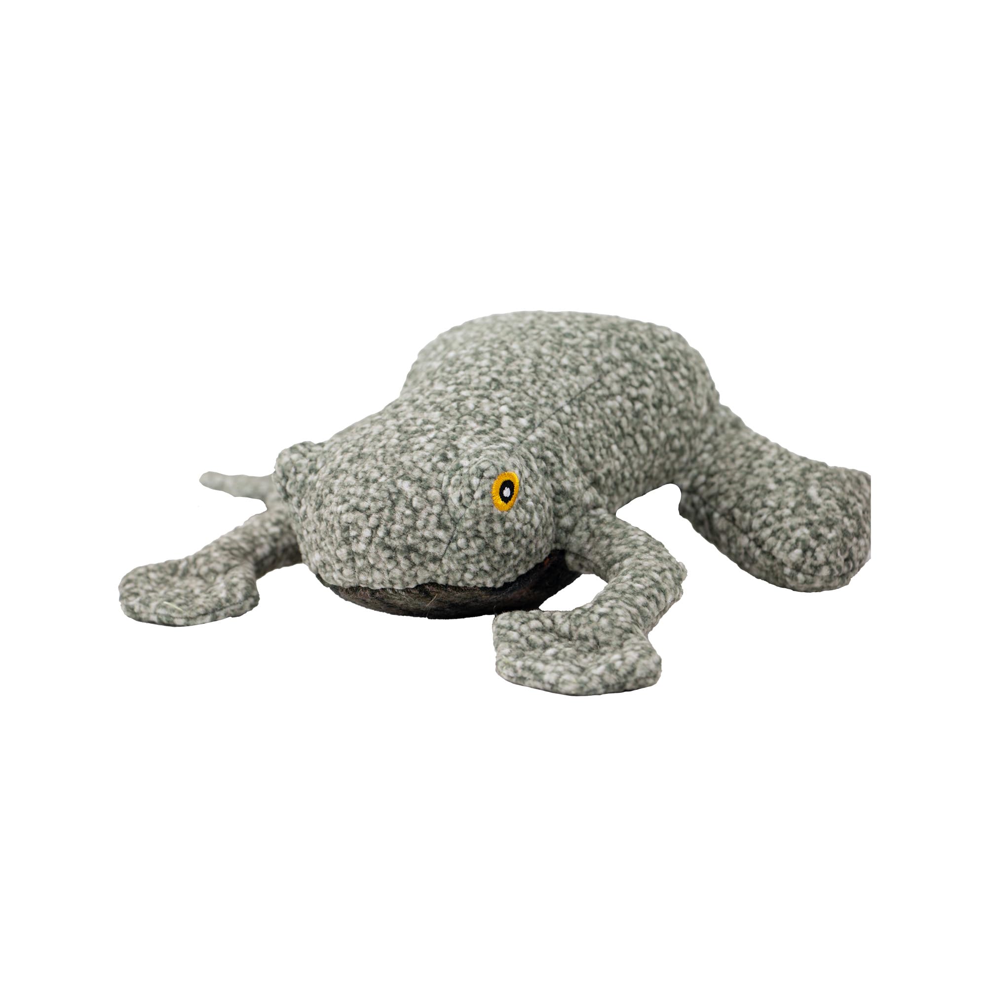 Ancol Heritage Toby Toad Midi Dog Toy 21cm - Squeaking Plush Cuddly Toy with Multi Texture Design - Comfort Toy for Gentle Play