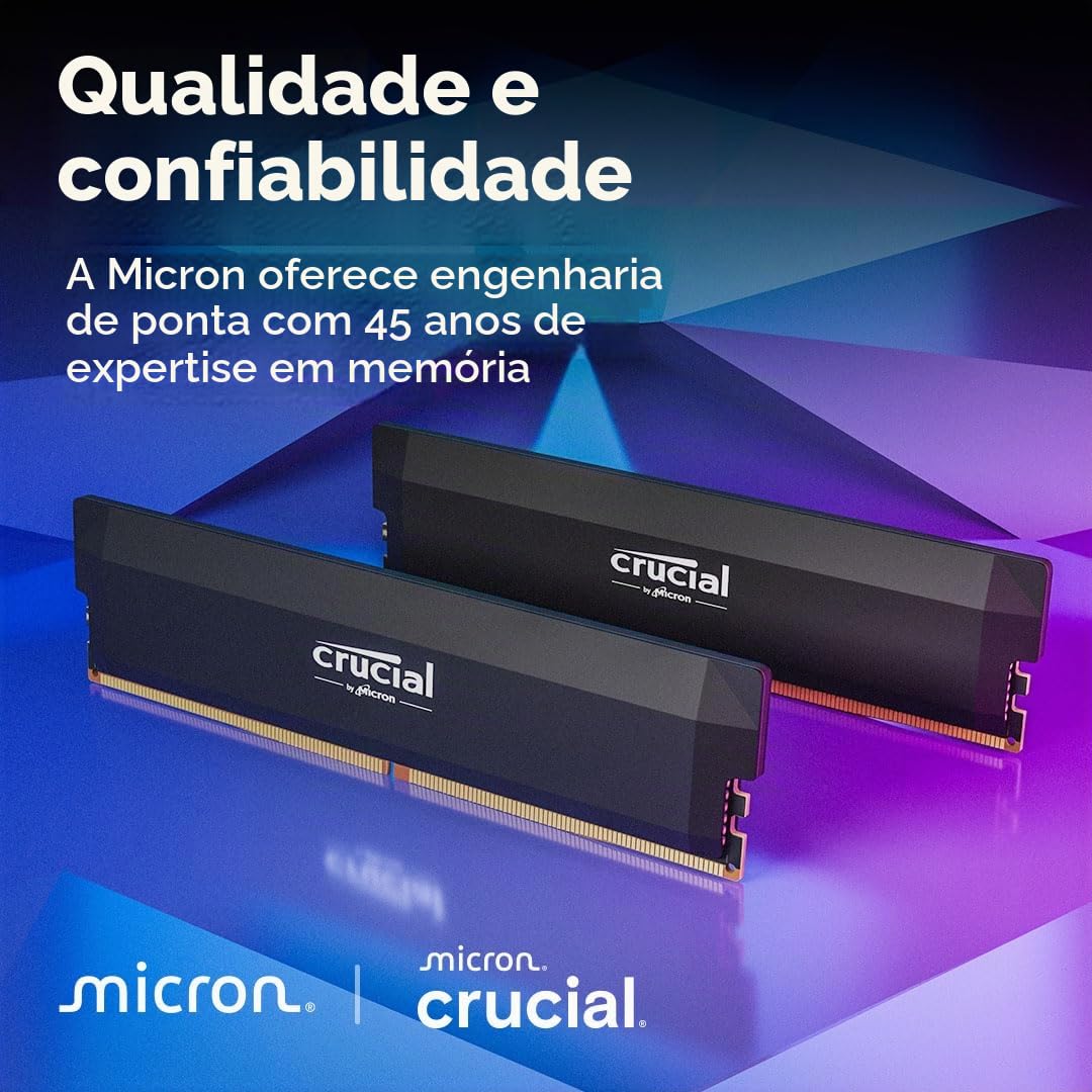 Crucial Kit Pro DDR5 RAM 64GB (2x32GB) 6000MHz CL40, Overclocking