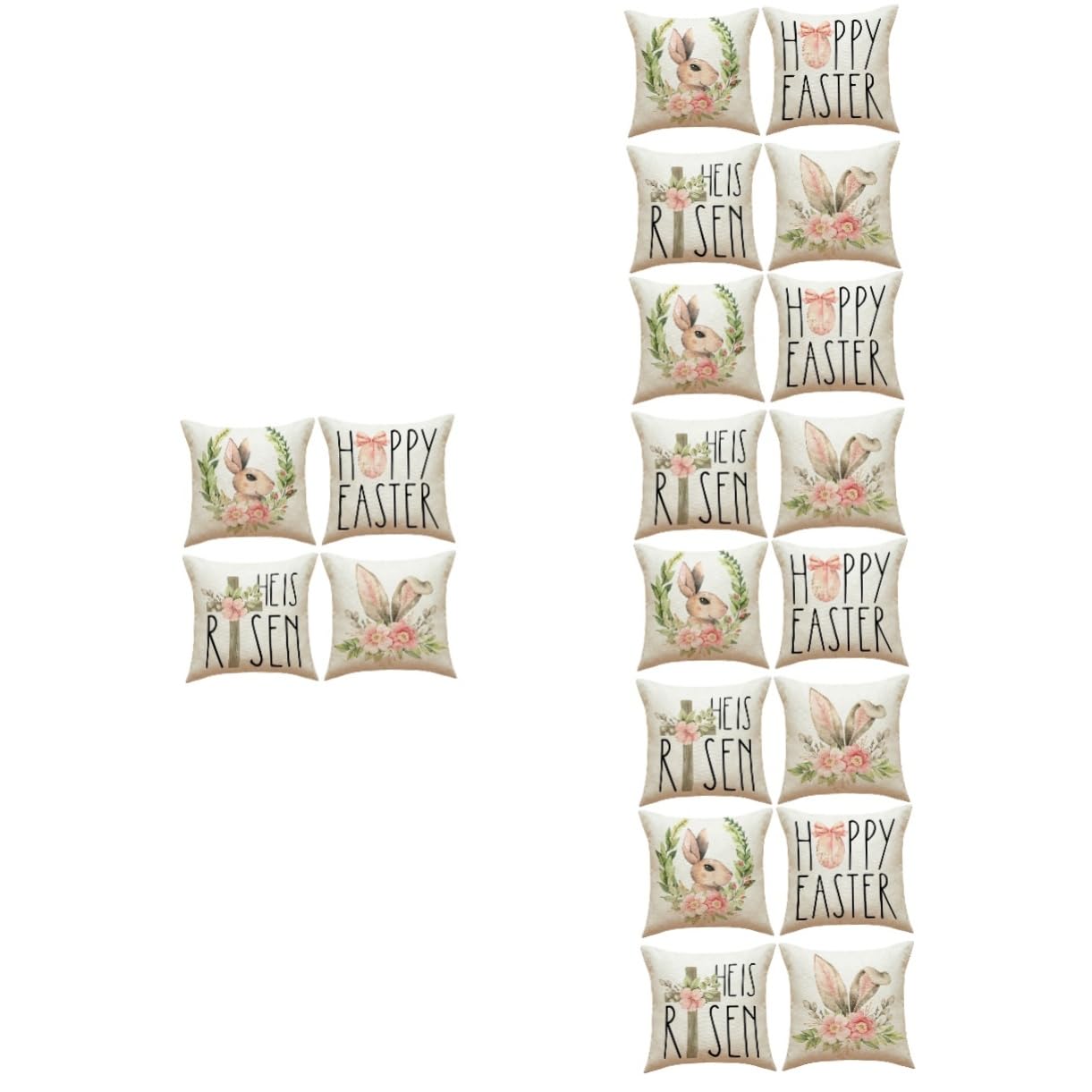 Housse de coussin de des taies d'oreiller de Pâques pour relooker votre canapé facilement