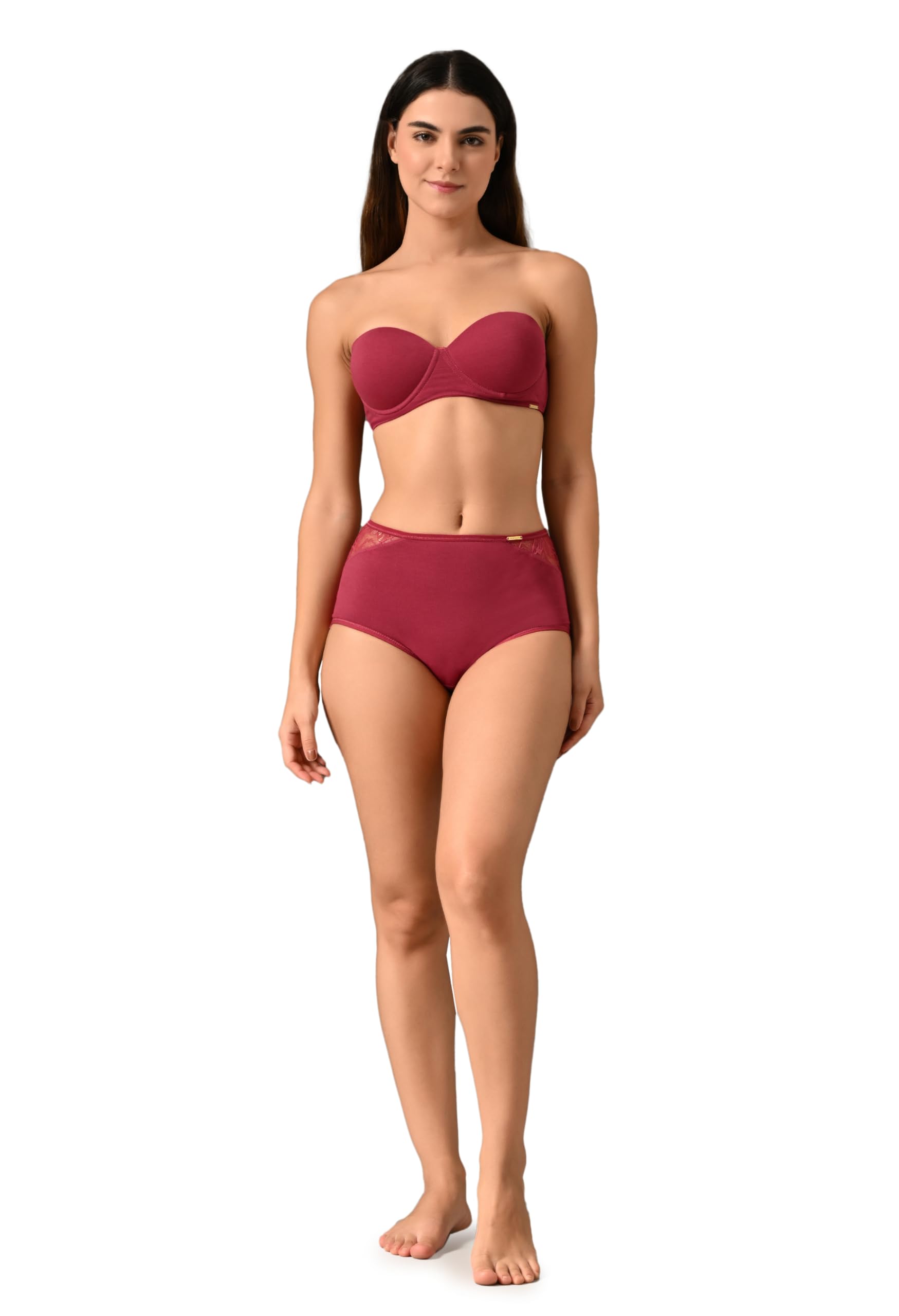 Aurora Women's Boxers - Mid-Rise Cotton Stretch Shorts with Lace Trim, Ultra Soft Full Coverage for Sleep & Lounge-image-33