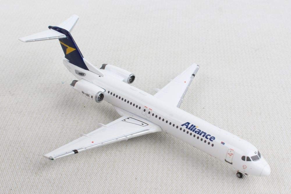 Gemini Jets Alliance Airlines Scale 1:400 Fokker F-100 VH-UQC Die