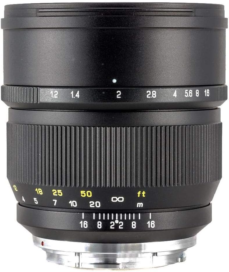 ZHONG YI OPTICS Mitakon Zhongyi Speedmaster 85mm f/1.2 Lens for Fujifilm GF, Manual Focus