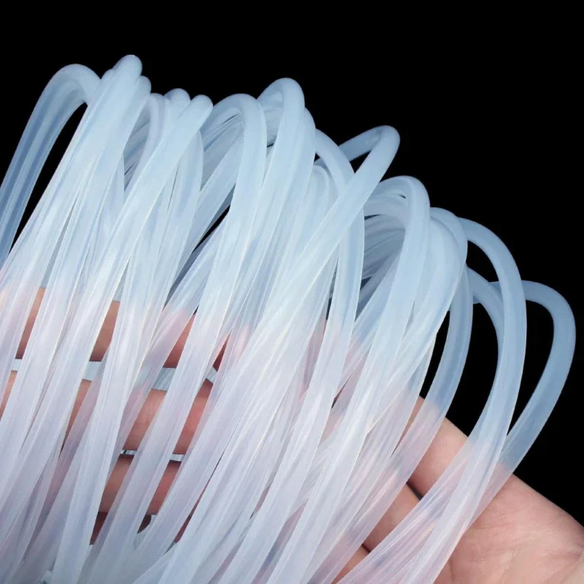 Manguera de caucho de silicona transparente de grado alimenticio de 1/5/10 M ID 0,5 1 2 3 4 5 6 7 8 9 10 12 13 14 mm OD Tubo de silicona flexible no tóxico-10 metros-ID 9 mm x 14 mm OD