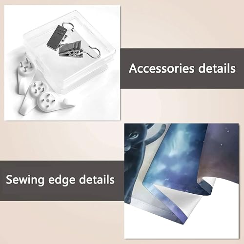 Miniatura 6 de Tapiz para colgar en la pared, diseño de León Orgullo Boho  Decoración india retro para sala de estar, dormitorio, dormitorio, 59.8 x 39.8in