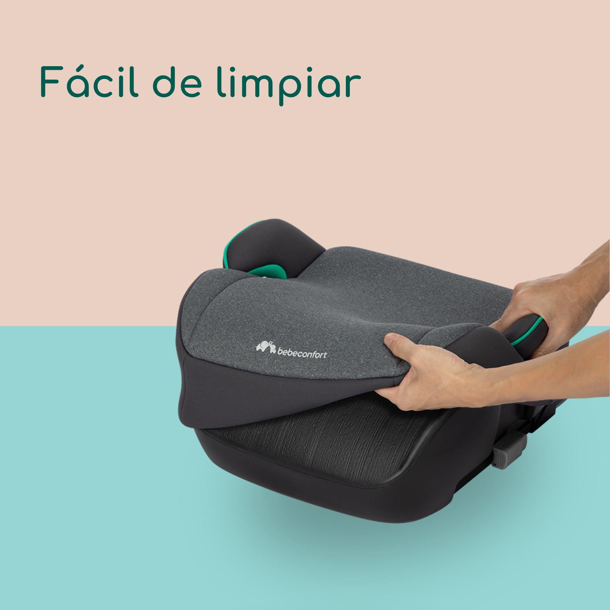 Bebeconfort Manga i-Fix asiento elevador, alzador coche niño, Silla de Coche isofix grupo 3 para niños de 128-150 cm, de 6 a 12 años (22-36 kg), Tinted Graphite — view 7