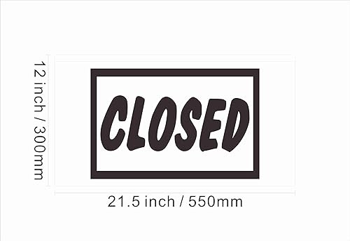 Miniatura 10 de 120086 Cerrado Tienda Tienda Restaurante Cafetería Pantalla LED Noche Luz Neón Letrero (12" X 8", Azul)