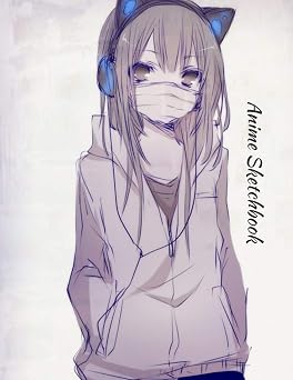 Anime Sketchbook Anime Cat Girl Series 100 Large High Quality Sketch Pages Volume 1 Anime Cat Girls
