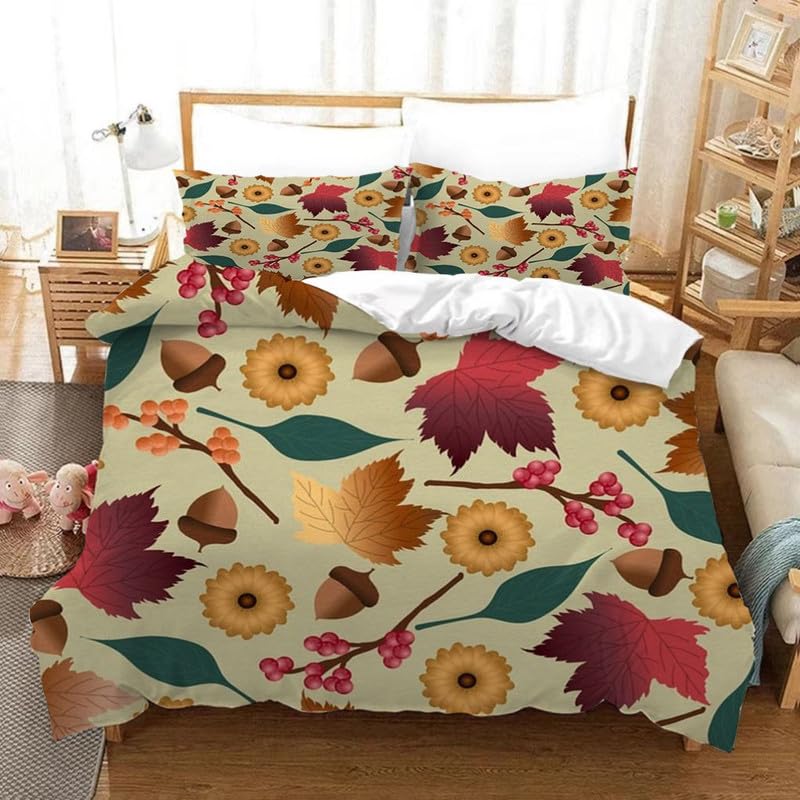 Housse de couette 90x190 facile à laver en microfibre pour lit enfant fille garçon