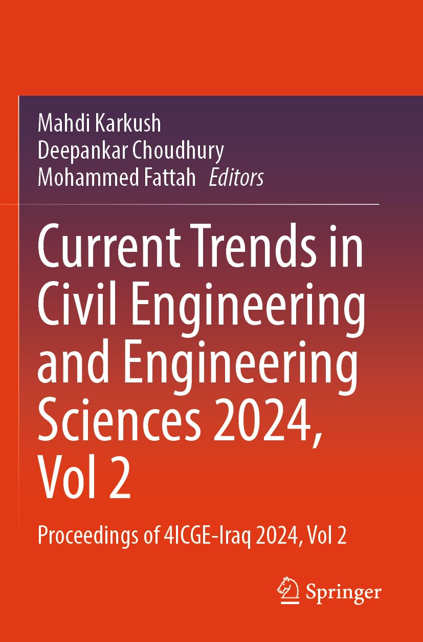 Civil Engineering 2024 Vol 2 Livre actes de conférence 4ICGE-Iraq