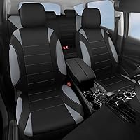 Vista 2 de CAR PASS Fundas de Asiento de Coche Impermeables Juegos Completos, Fundas de Asiento de Ajuste Universal para Coches, Juego de Fundas de Asiento