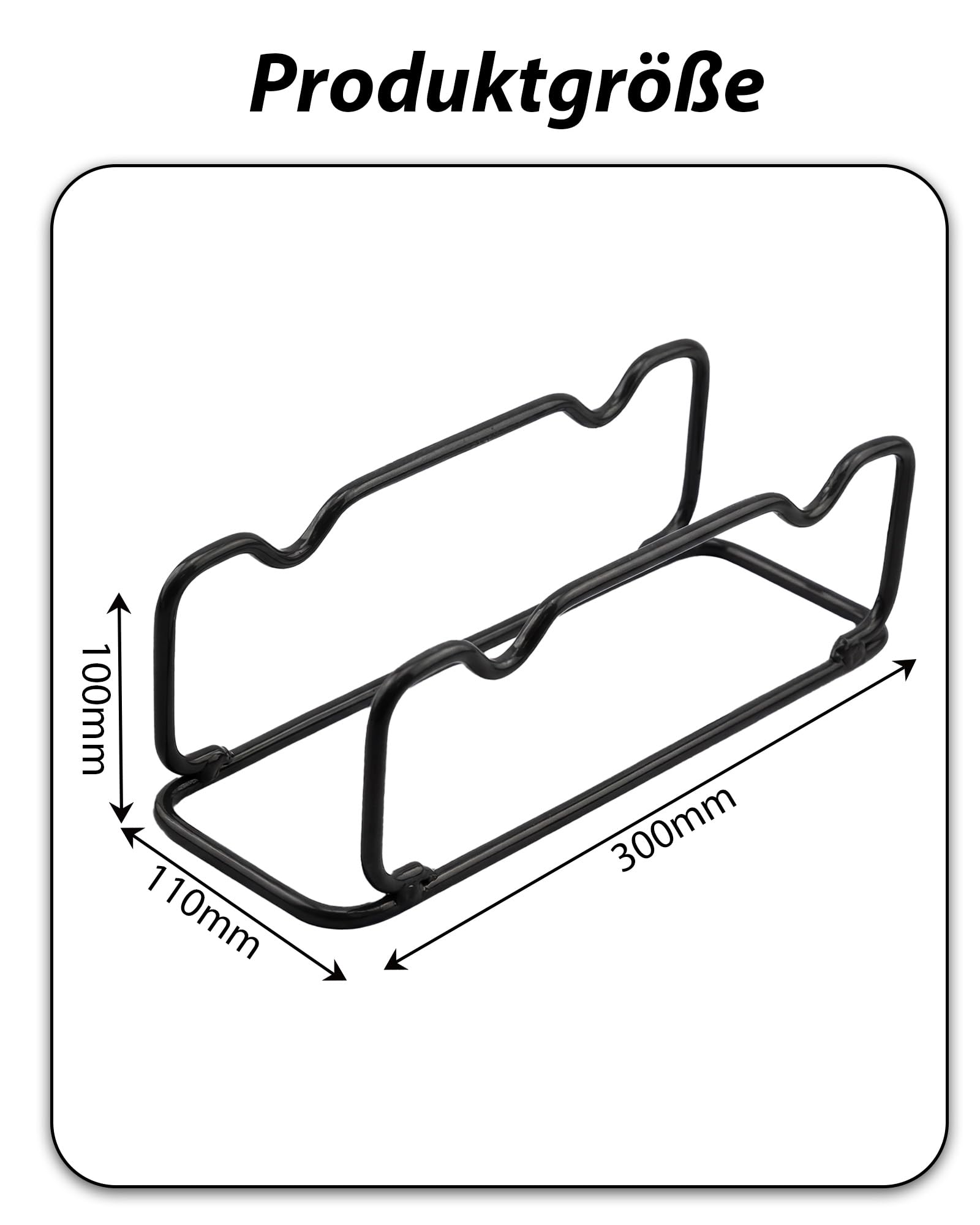 Supporto per manubri, 1 pezzo: supporto per bilanciere piccolo, multifunzione, per la palestra, a casa, nero, 32 x 11 x 10 cm