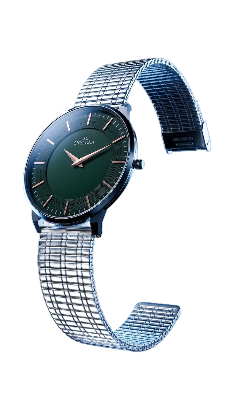 The Meridian Timepiece Midnight Deep Blue · Rose Gold Hands, 5MM Ultra Slim-picture-53