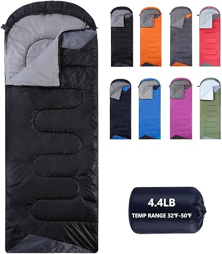 Miniatura 19 de Sleeping Bags for Adults Backpacking Lightweight Waterproof- Cold Weather Sleeping Bag for Girls Boys Mens for Warm Camping Hiking Outdoor Travel