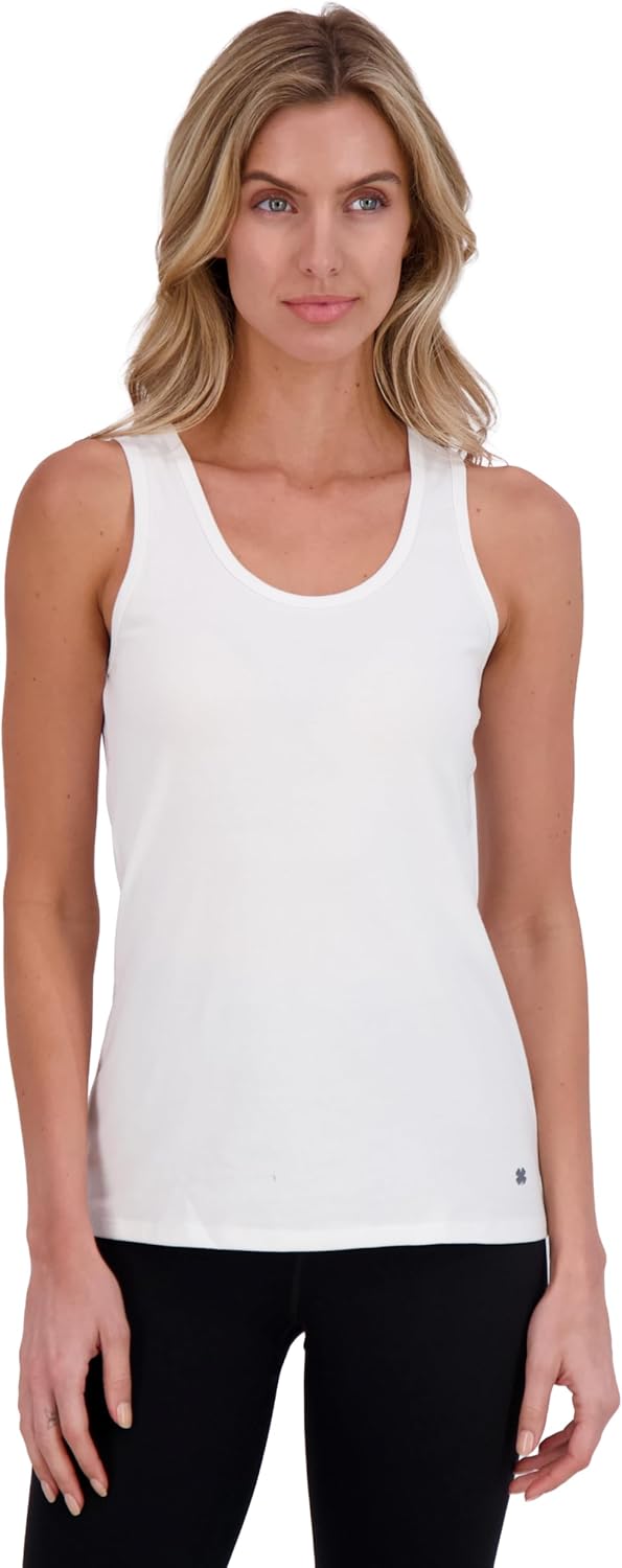 Lucky Brand Women's Tank Top - 4 Pack Stretch Cotton Scoop Neck Sleeveless T-Shirt, Camiseta sin Mangas para Mujer - Image 5