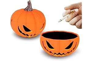 yusud Halloween Ashtray with Lip for Outside Patio