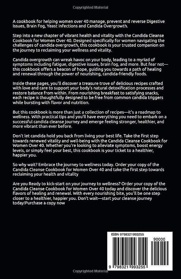 Miniatura 2 de CANDIDA CLEANSE COOKBOOK FOR WOMEN OVER 40 Healthy Recipes to Improve Your Microbiome and Manage Candida Disease Symptoms