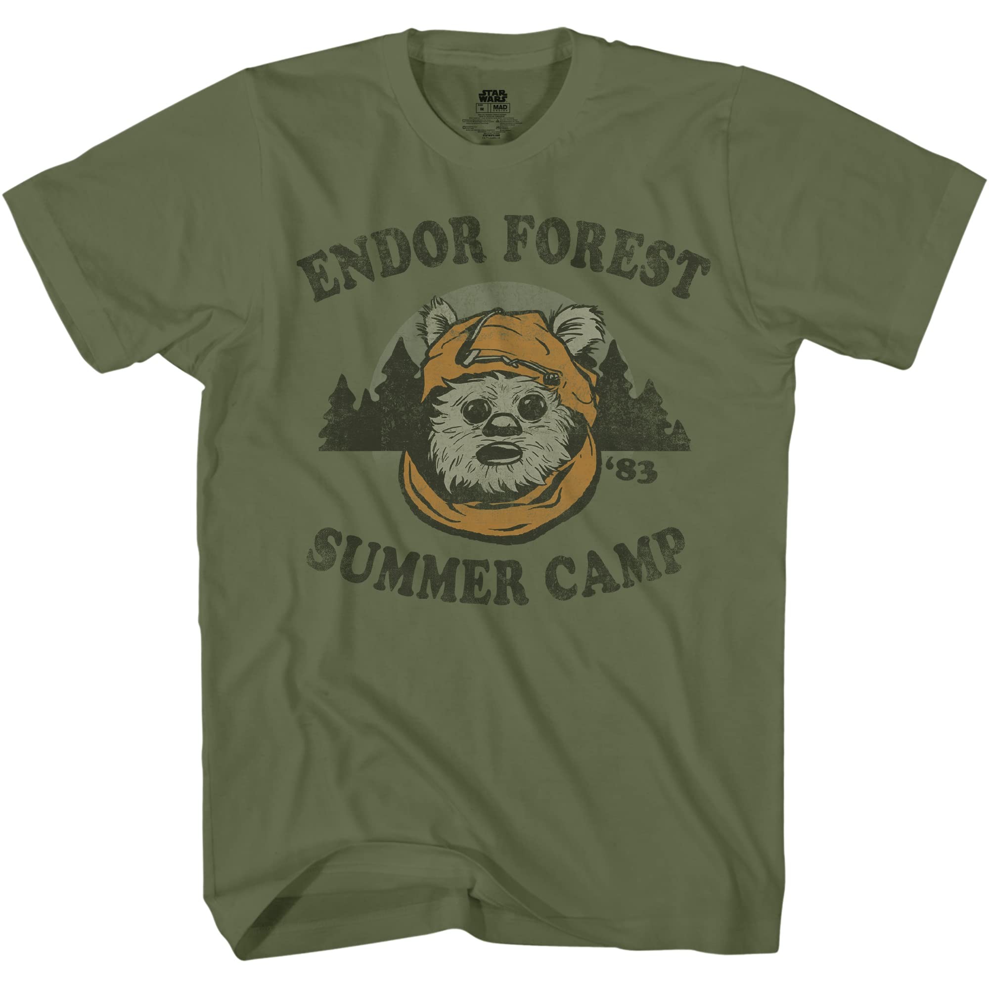 Star WarsEwok Endor Forest Summer Camp Wicket Return Jedi Funny Adult T-Shirt