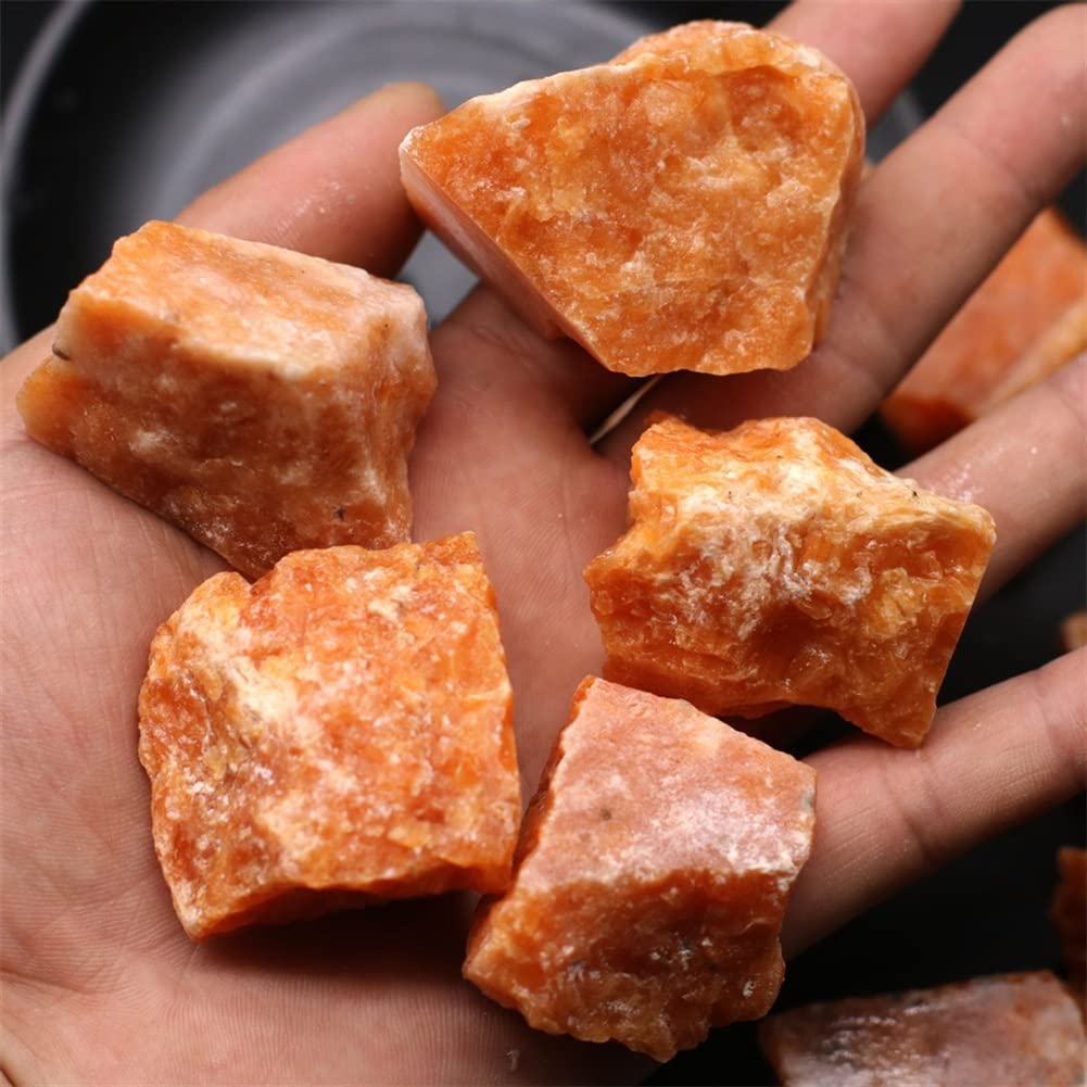 Piedra Solar Natural en Bruto, Cristal de Cuarzo, espécimen en Bruto Irregular, Piedra aromática, decoración Coleccionable, decoración Natural decoración hogareña(Size:50g)