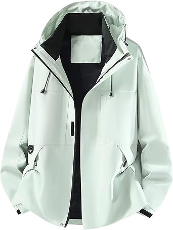 Men Windbreaker Jacket Lightweight Hooded Costs Smart Waterproof Jackets