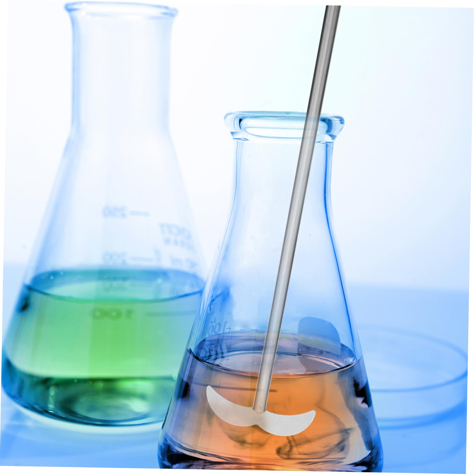 FUNOMOCYA Stainless Steel Stirring Rod Labs Paddle Stirrer Stirring Tool Laboratory Stirrer Supply Industrial Paddle Stainless