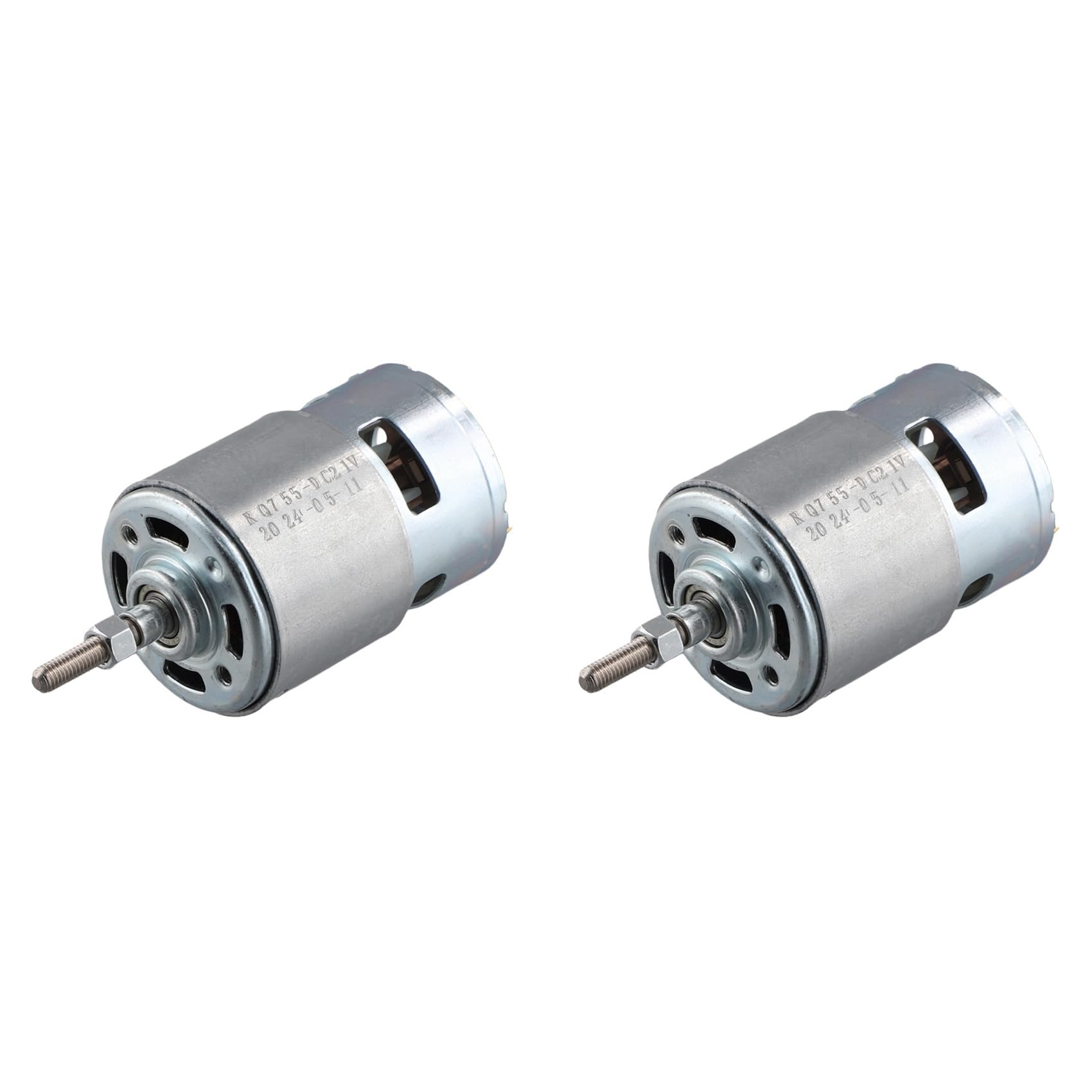 2 motores de corriente continua 755 para desbrozadora, motor cortacésped de 21 V con eje para cortar y recortar eficientemente las malas hierbas