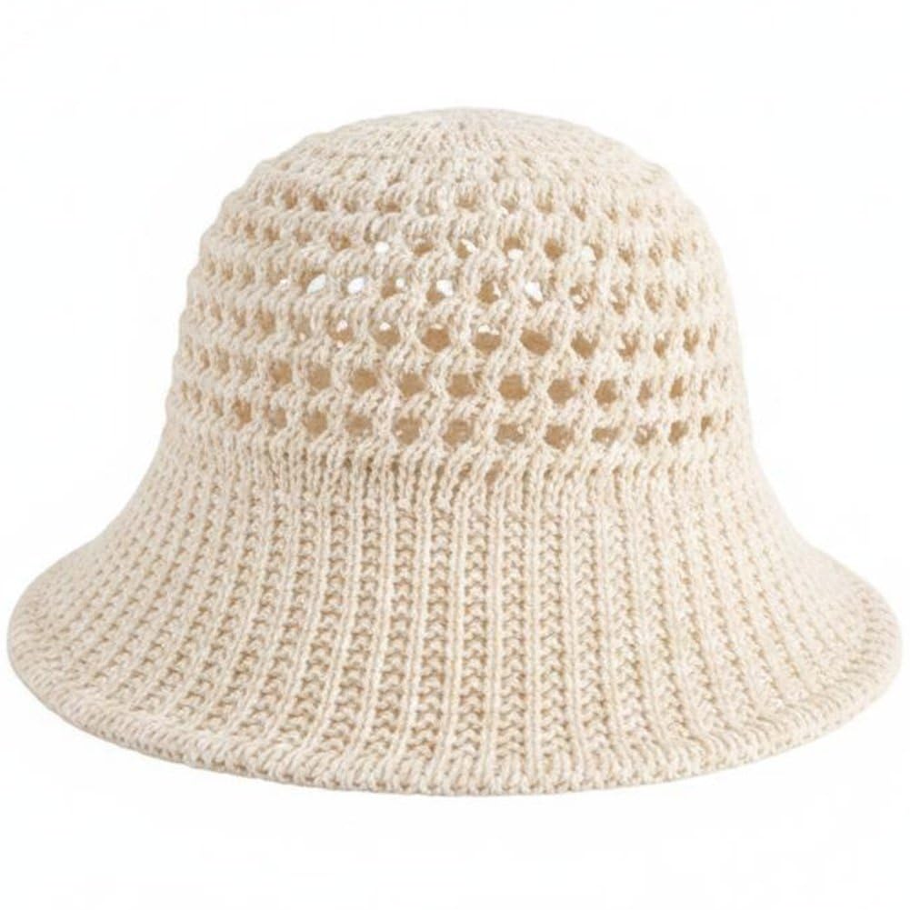 Sofezdo Visor Cap for Women Cotton Wide Brim Hat Hollow-out Summer Sun Protection Beach Hat for Outdoor Sports Travel