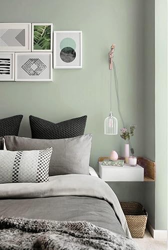 Miniatura 278 de Dimoon 236''x17.7'' White Thicken Peel and Stick Wallpaper Contact Paper Modern Self Adhesive Wall Paper Removable Renter Friendly Textured Solid