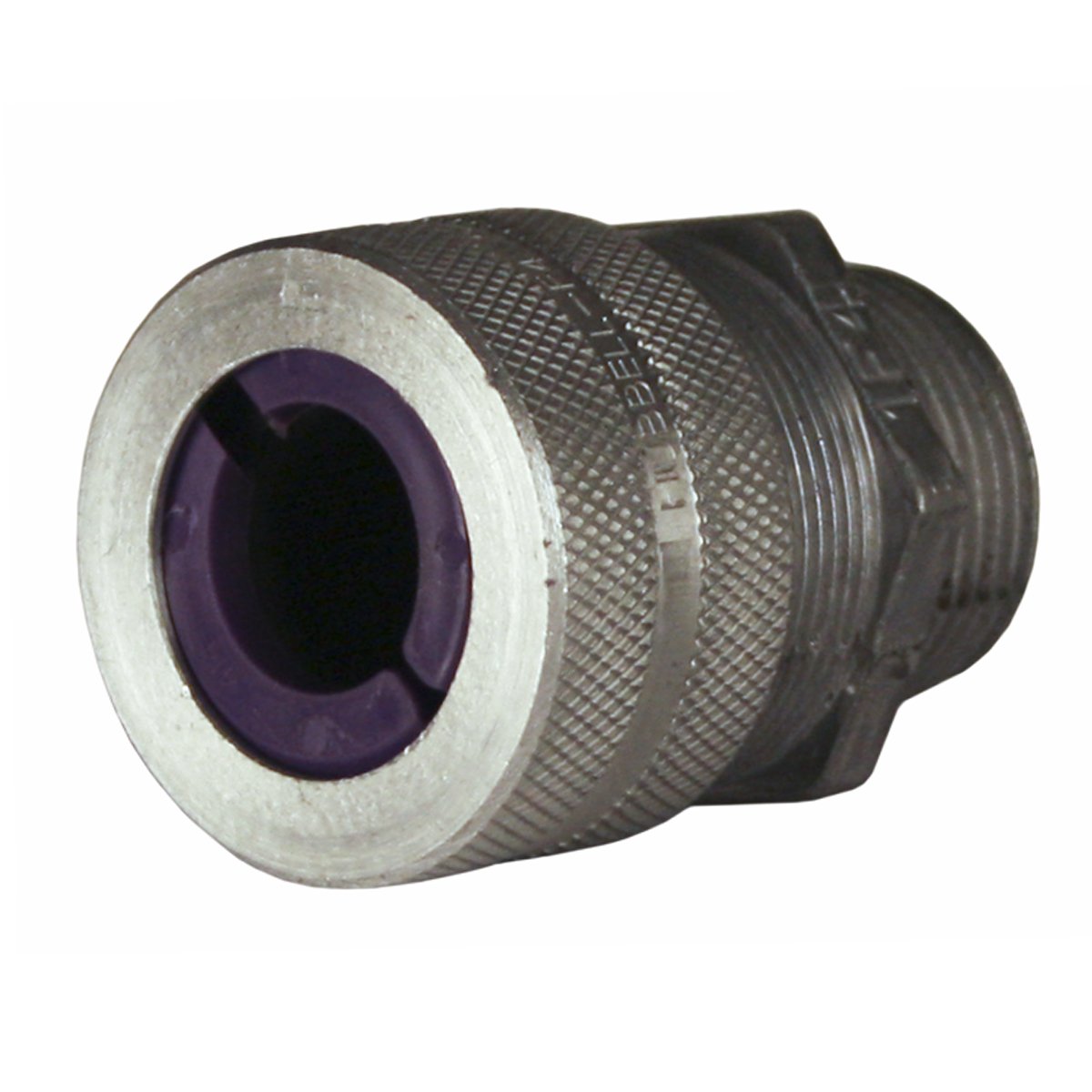 Hubbell-Raco 4804-3 Aluminum Cord Grip Connector, 1", Form Size 4, Purple (Pack of 10)