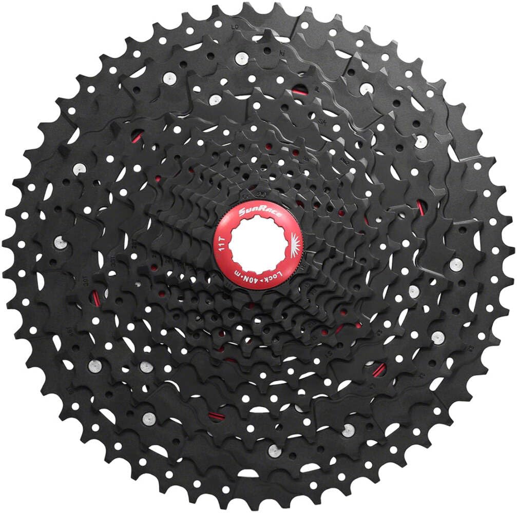 SUNRACE CSMZ903 CASSETTE 12-SPEED 11-51T BLACK CHROME
