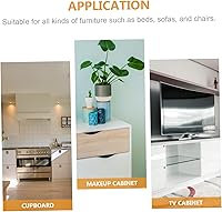 Vista 6 de DOITOOL Protectores de pies de pecho para joyas, 12 piezas, bloques antideslizantes para muebles, funda de madera, protectores de pies