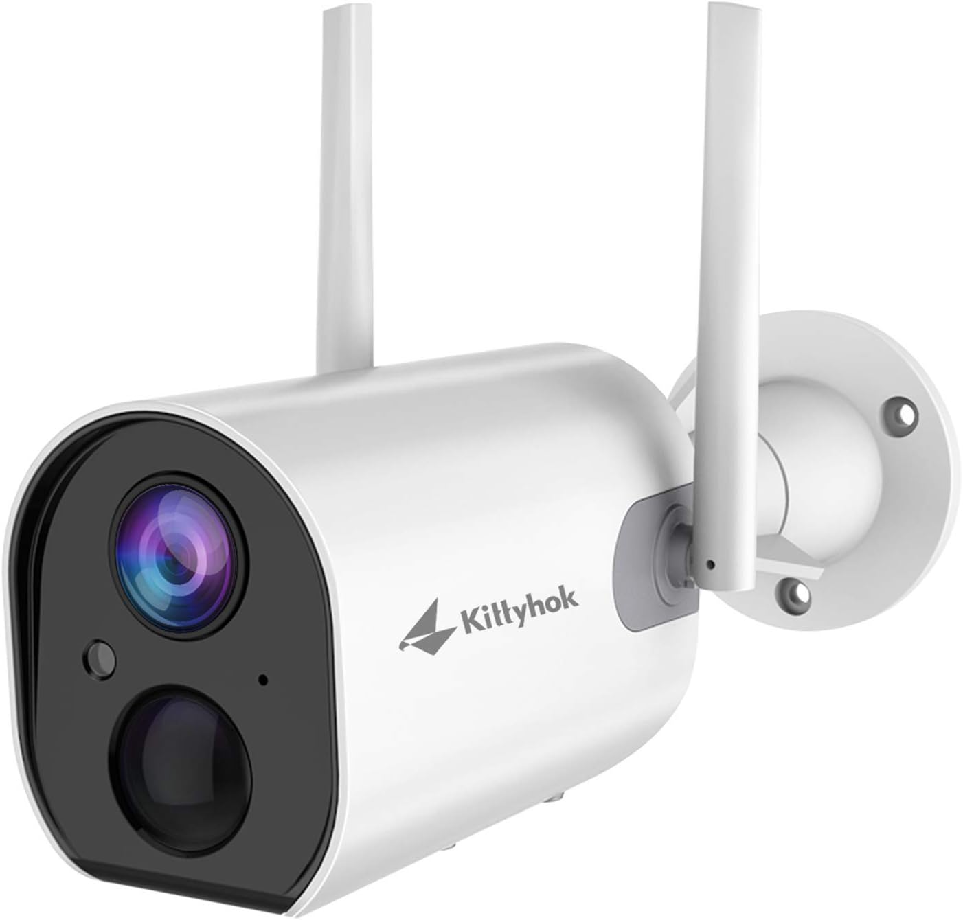Kittyhok Battery Powered Wire-Free Security Surveillance Cameras Outdoor (Battery Camera 1080p)