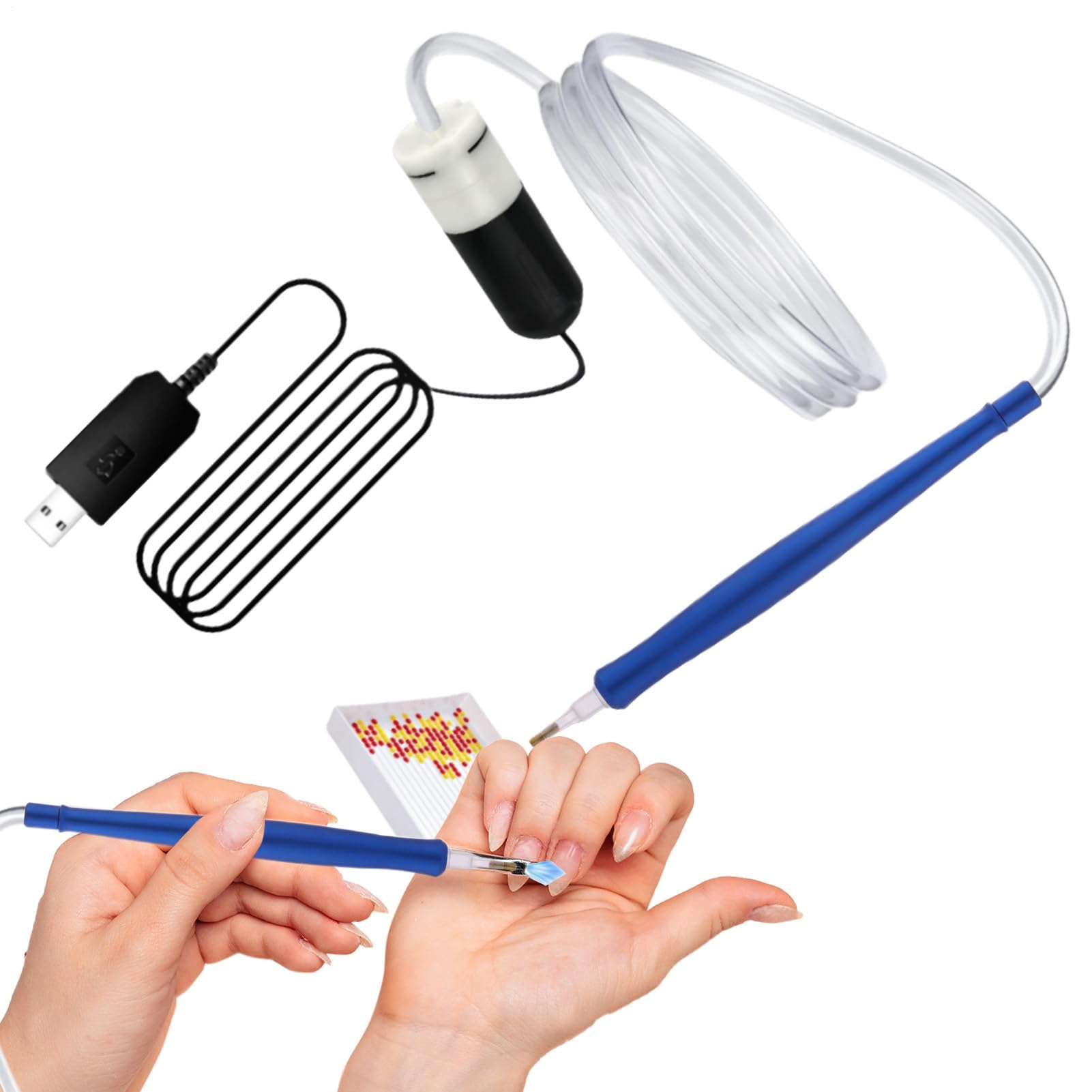 Stylo de peinture à strass électrique USB portable pour loisirs créatifs