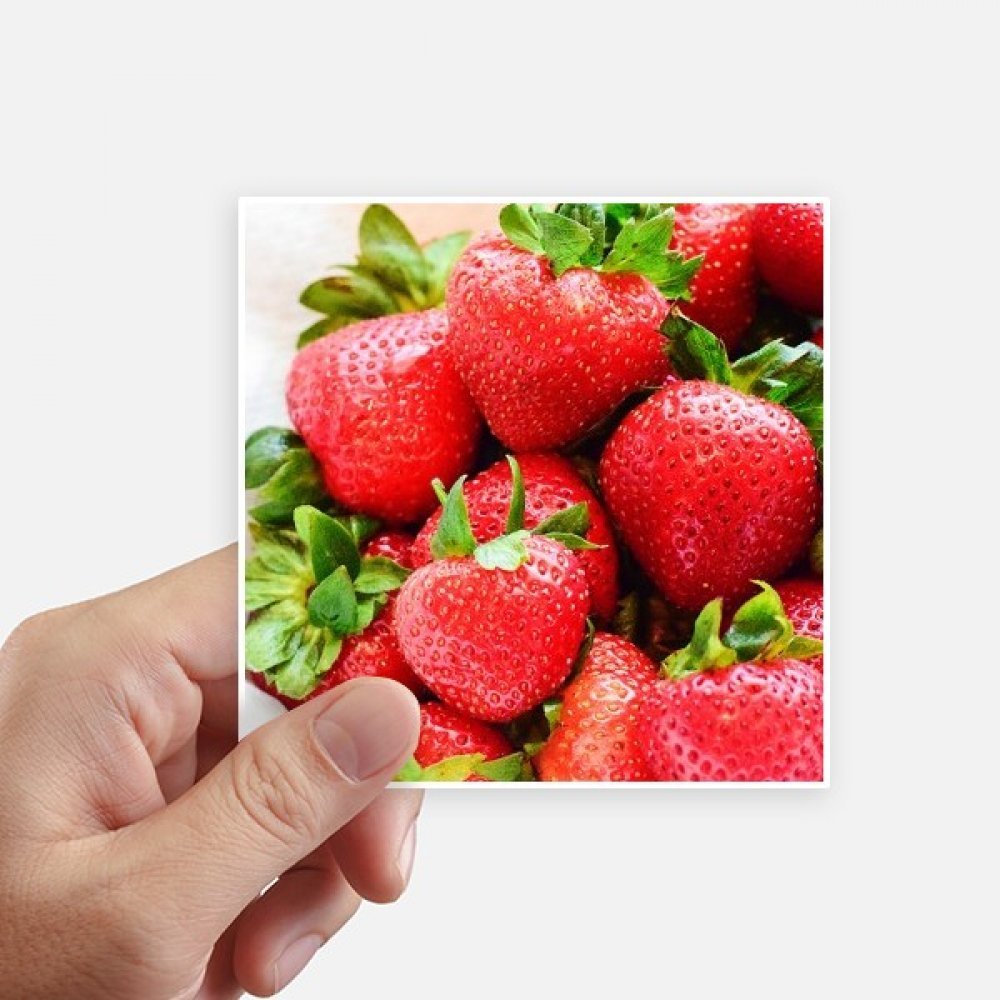 Sticker fraise fraîche multicolor pour décorer votre ordinateur portable et votre valise de voyage