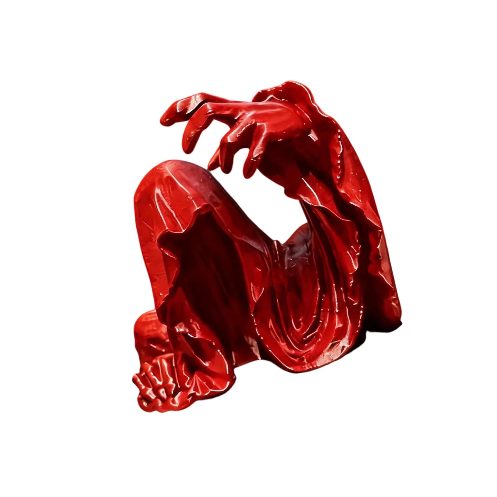 Xanorrg Red Grims Reapers Statues, Resin Suriels Sculpture, Bookshelf Decor Accent Death Figurines Ornament For Home Decors Suriels Sculpture