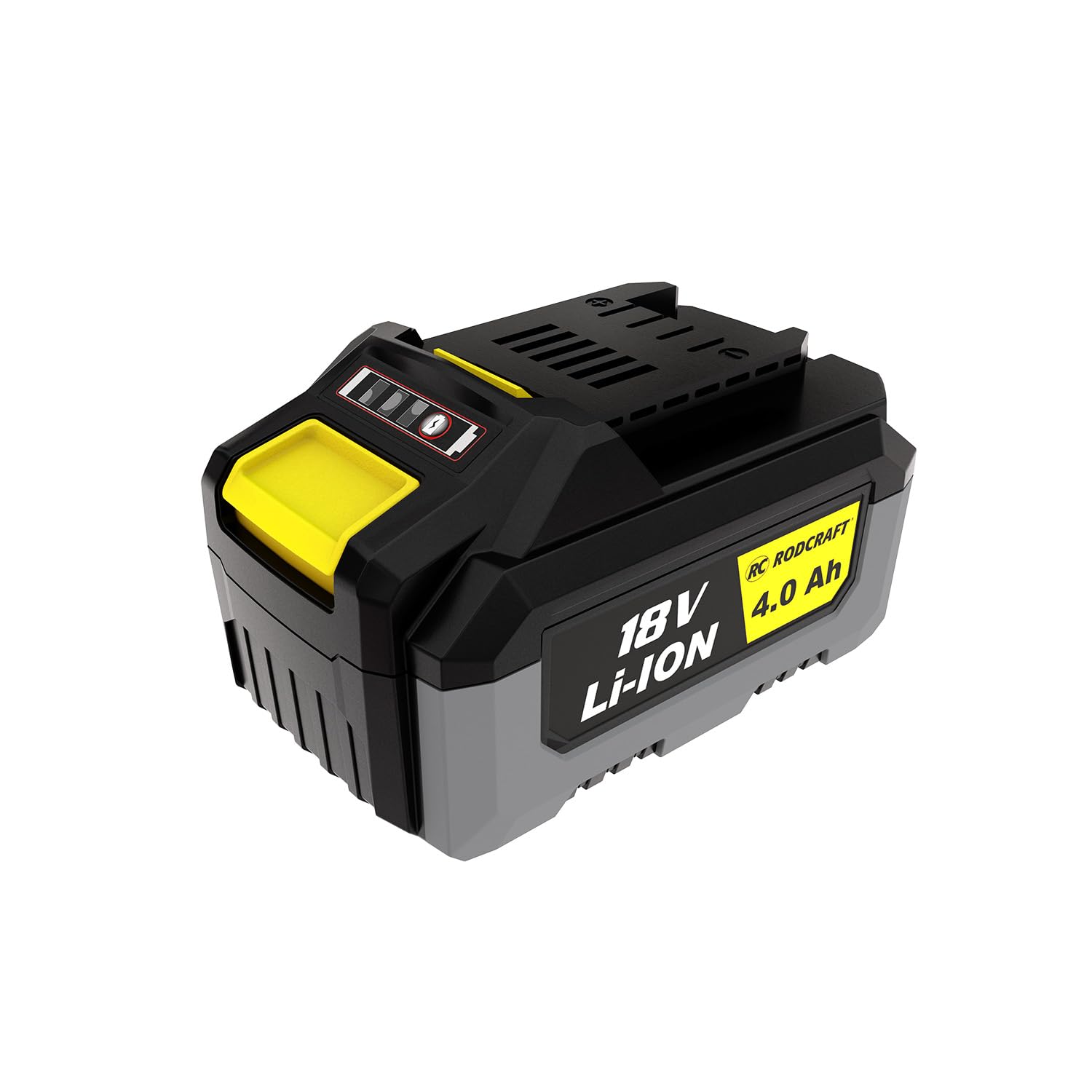 Rodcraft RC20BA40 - Batería de Repuesto RC9067, RC9077, RC9087-4Ah, Voltaje de la batería de 18 V, batería de Iones de Litio, Tiempo de Carga de 75 Minutos