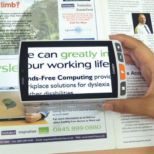 Candy Portable Video HD Magnifier - 1.5x-22x