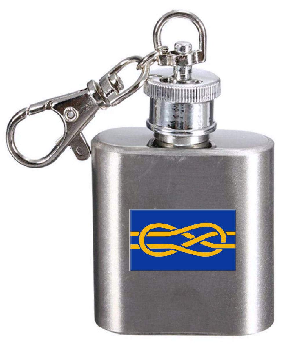 Flasque porte-clés Fiav gravé idée cadeau originale pour passionné