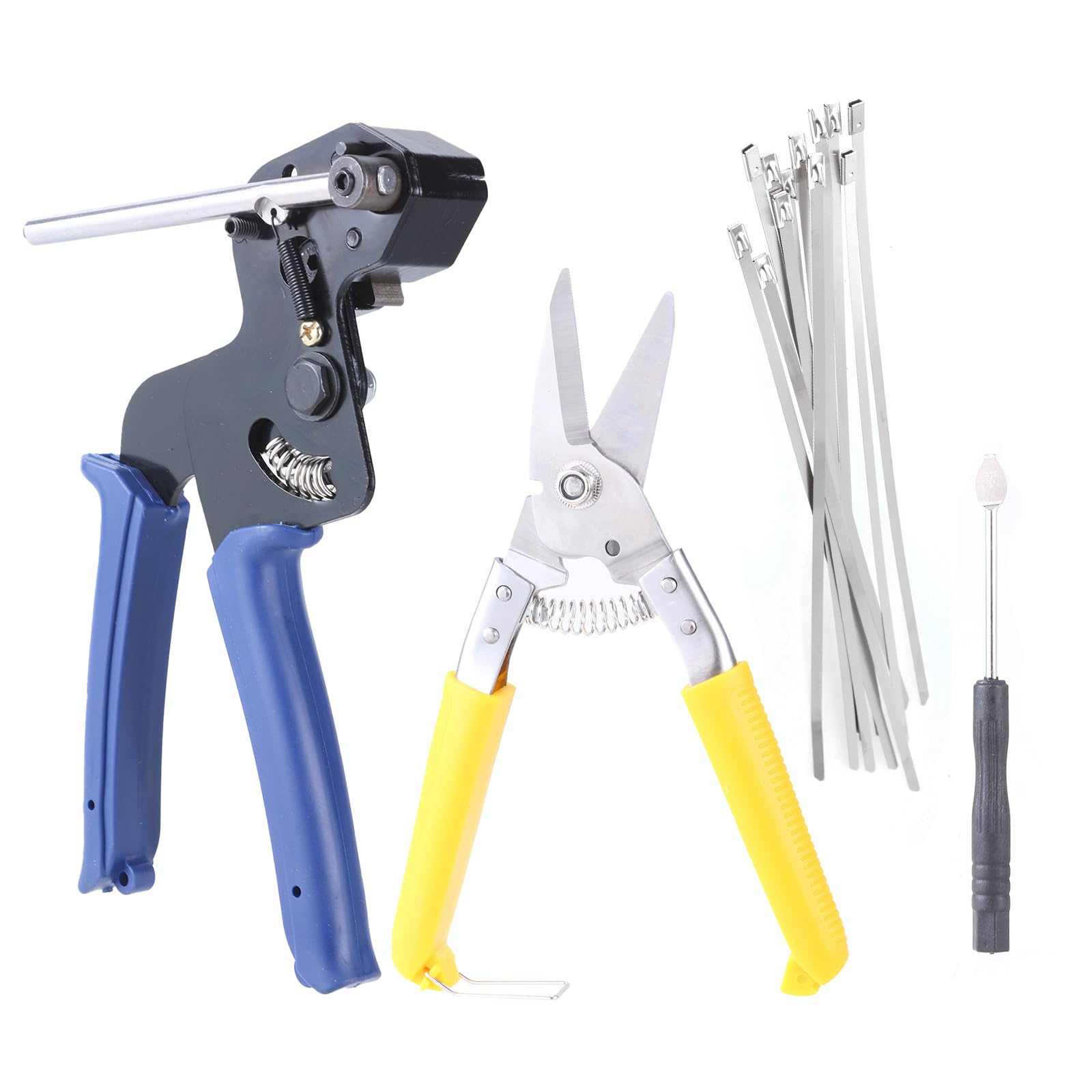 Automatic Zips Tensioning Tool Cable Ties Plier Cable Ties Stainless Hand Fastening Strap Cutting Wraps Tool Metal Zips