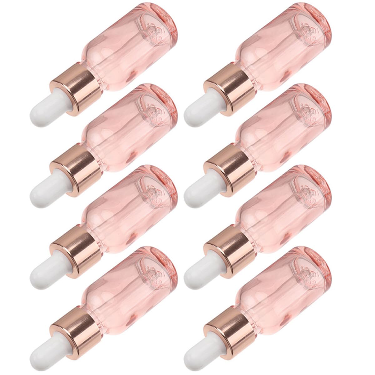 Frascos cuentagotas de vidrio rosa de 10 ml para llevar tus aceites esenciales de viaje