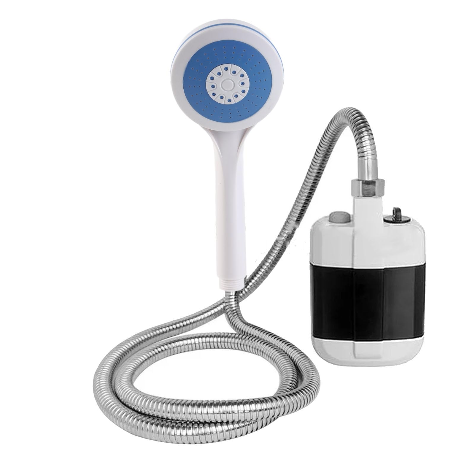 Doccia Portatile con Batteria da 2200 mAh, Pompa per Doccia da