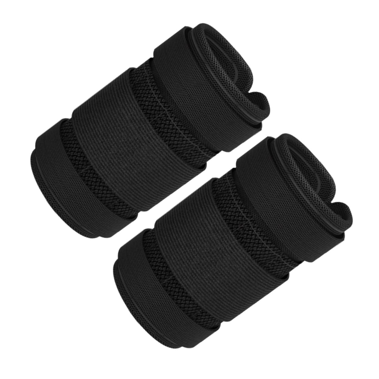 BESPORTBLE Pesas Ajustables para Tobillos y Muñecas, Cinturón de Ejercicio Placa de Acero y Tela Negra para Fitness y Rehabilitación Muscular