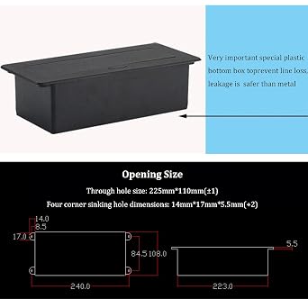 Hidden Pop-Up Desktop Socket, 250V 3 Hole Dual 2.1A USB Power Pop Up Desktop Socket Aluminum Alloy Pop Up Floor Outlet Covers Box, Recessed Power Socket for Home Office,Gold