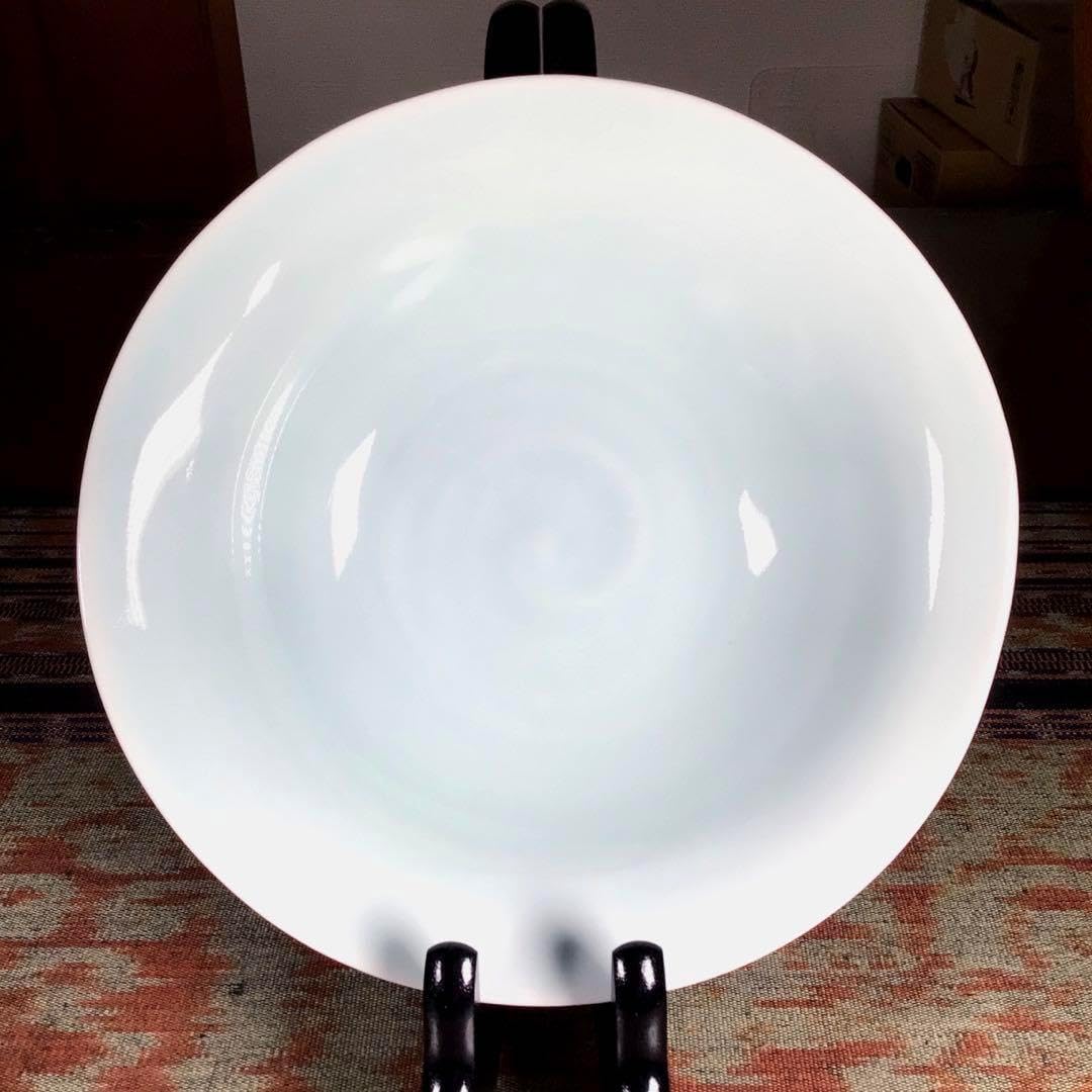 賞美堂×春窯×ホテルニューオオタニ 『青白磁 変形多様鉢』 大鉢 5