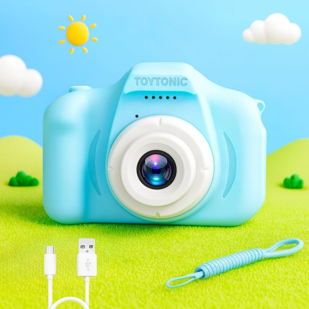 TOYTONIC Small Camera for Kids – Mini Digital Photo & Video Camcorder with Built-in Games – Fun & Learning Camera for Children – Creative Gift for Boys & Girls Age 3–12-image-21