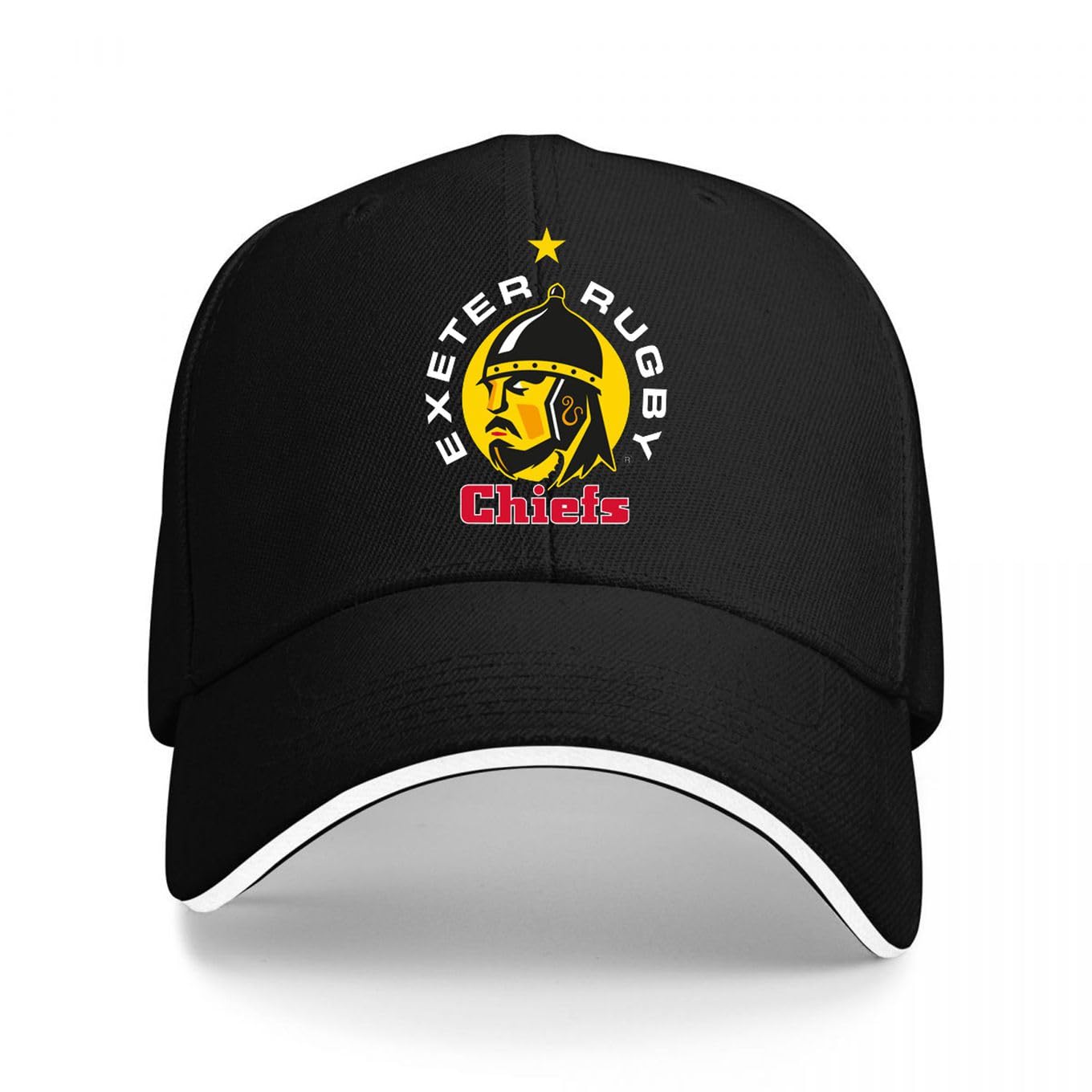 Inwedbw Exeter Chiefs Rugby Black Unisex Adjustable Baseball Cap