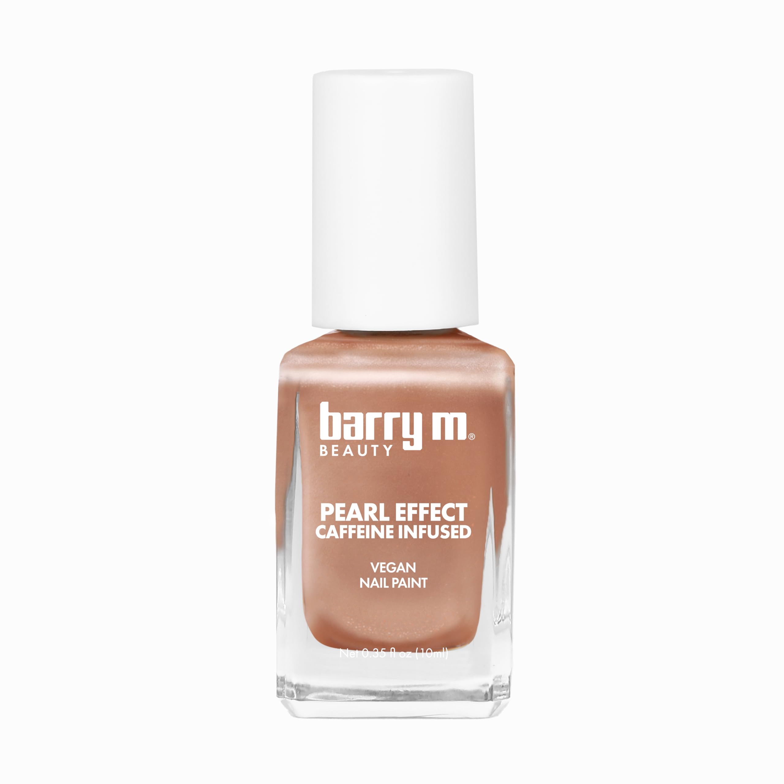 Barry M Pearl Effect Nail Paint, Shade Light Brown Mocha |Pearlescent Shimmer Nail Polish