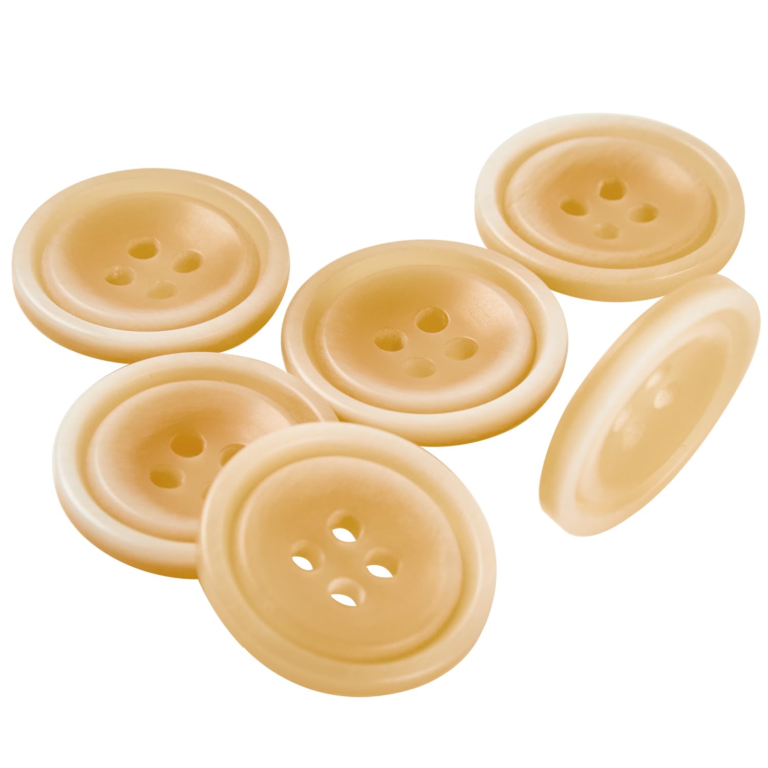 Boutons de rechange 20 mm kaki pour remplacer les fixations perdues sur un grand manteau d'hiver